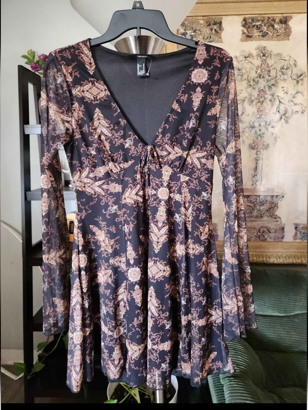Forever 21 Mesh dress, size M nwot